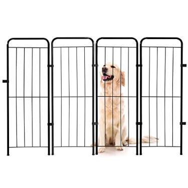 Imagem de Cercado Grande Dobrável 98cm 4 Modulos Pet Portatil Preto