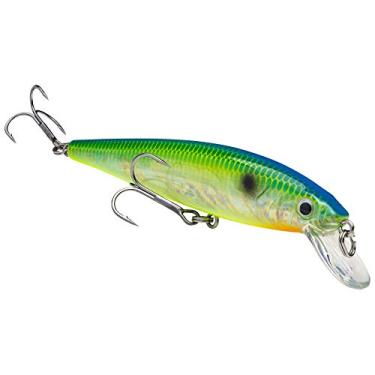 Imagem de Strike King Iscas, KVD Jerkbaits, 11,4 cm de comprimento, 3/8 o z, tamanho de gancho #4, Pro Citrus Shad, pacote com 1