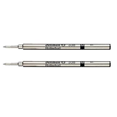 Imagem de Pelikan Recarga média 338 Rollerball - Preto (pacote com 2)