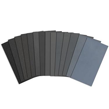 Imagem de SHENGANG Lixa Set Água Seca Lixa Papel 9x3,6 polegadas Lixadeira Abrasiva Papel Para Polimento Automotivo Madeira Metal, 2000