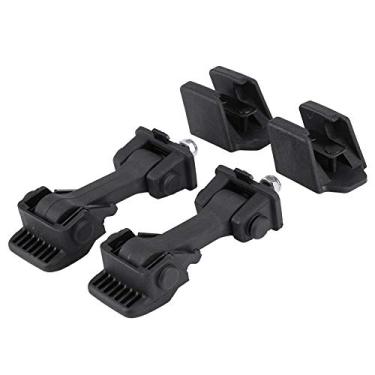 Imagem de Qiilu Hood Latches trava de segurança trava de bloqueio Capuz Kit Capuz Fixação Trava Par para Jeep Wrangler JK 2007-2016 55395653AF