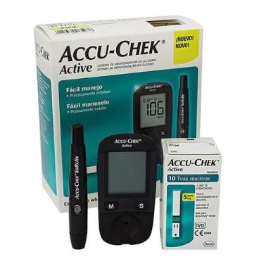 Imagem de Accu-Chek Active Kit Para Controle De Glicemia - Roche