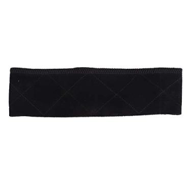 Imagem de Faixa de cabelo larga elástica fashion faixa de cabelo para cabeça, acessórios de cabelo para treino faixa de cabelo faixa de cabeça esportiva, para meninas mulheres (preto)