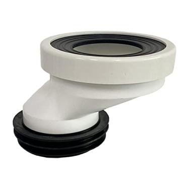 Imagem de Gralara Conector de Flange de Toalete Universal Deslocado 110 Mm Válvula de Porta de Flange de Toalete para Sistemas de Drenagem de Encanamento Mictórios de S, Deslocamento 5 cm