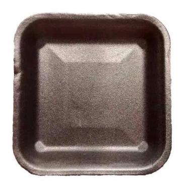 Imagem de Bandeja De Isopor Preta B01 Funda 15X15X1,8Cm A30 400Un