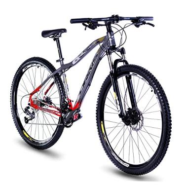 Imagem de Bicicleta aro 29 Drais Chillout 18v Shimano Altus c/trava ombro - grafite+vermelho - 19