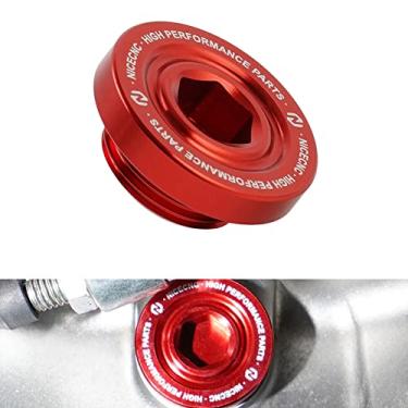 Imagem de NICECNC Anel de vedação de ralo de óleo do cárter vermelho compatível com Yamaha Raptor 700 2006-2023/Raptor 700R 2009, 2011-2023/YFM700RSE 2013-2023 / Wolverine X4 2018-2020/ YZF R1 2004-2004-2023 023