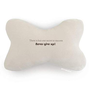 Imagem de DIYthinker Almofada de pescoço para carro com citação para apoio de cabeça