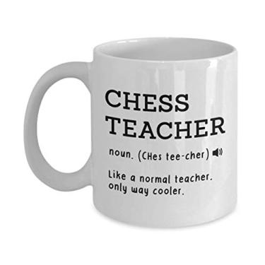 Imagem de Caneca para professor de xadrez – Caneca de café de 325 ml