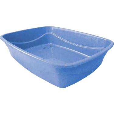 Imagem de Bandeja Higiênica Alta Pet Injet Cat Plus Azul - Tam. G