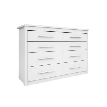Imagem de Cômoda Elegance 8 Gavetas Branca