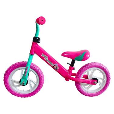 Imagem de Bicicleta de equilíbrio infantil aro 12 Turma da Aventura Rosa 1800 Uni Toys