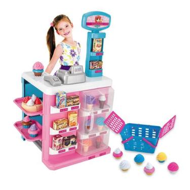 Imagem de Mercadinho Infantil Confeitaria E Cestinha Cupcake Magic Toys
