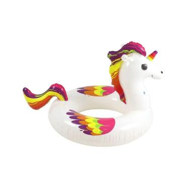 Imagem de Boia Inflável Circular Unicórnio Válvula Segurança
