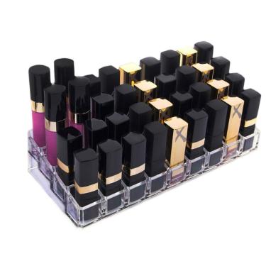 Imagem de Organizador Porta Batom Com 36 Divisórias Em Acrílico