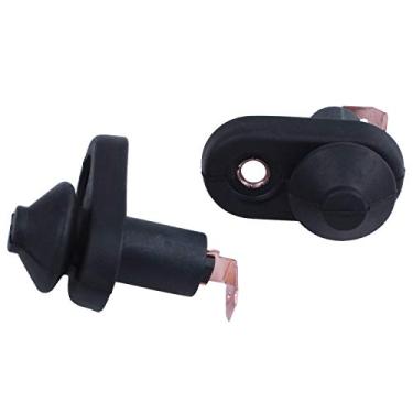 Imagem de RETYLY 5 peças de montagem de interruptor de luz de lâmpada de porta preta para carro