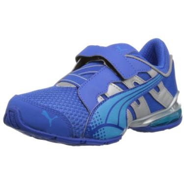 Imagem de Tênis de corrida PUMA Voltaic 3 V infantil (infantil/criança pequena/criança grande), Victoria Blue/Fluo Blue/Victoria Blue, 1.5 Little Kid
