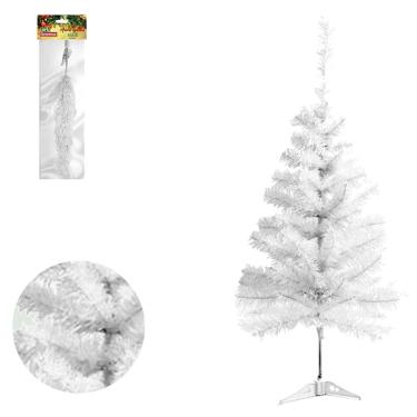 Imagem de Arvore Natalina Branca 0,90Cm 70 Galhos