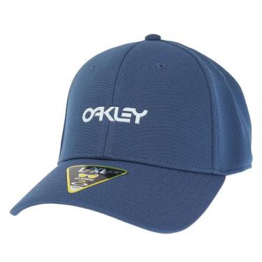 Imagem de Boné Oakley 6 Panel Stretch Metalic Hat Unissex - Marinho
