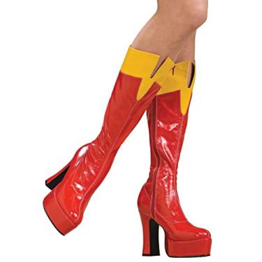 Imagem de Secret Wishes Supergirl Botas oficialmente licenciadas, vermelhas, grandes