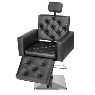 Imagem de Cadeira Poltrona de Cabeleireiro Evidence Luxo Ap Preto