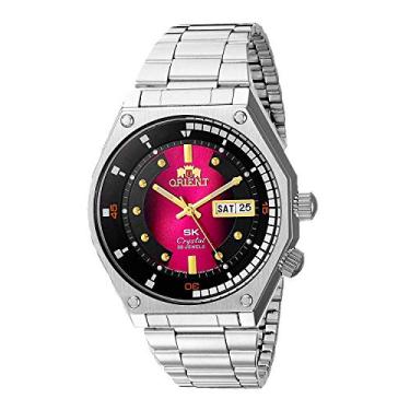 Imagem de Orient Relógio esportivo masculino "SK Diver Retro" japonês automático/com corda manual de aço inoxidável, Magenta