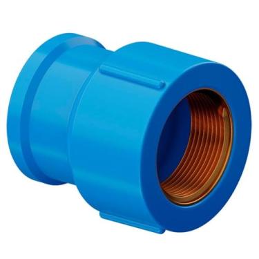 Imagem de Luva Soldavel / Roscável Água Fria Azul Bucha Latão 20mmx1/2"