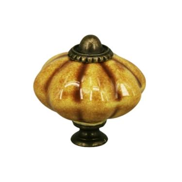 Imagem de Puxadores de cerâmica feitos à mão para móveis, cozinha, quarto, gaveta, armário, puxador, uma peça com parafuso, a009