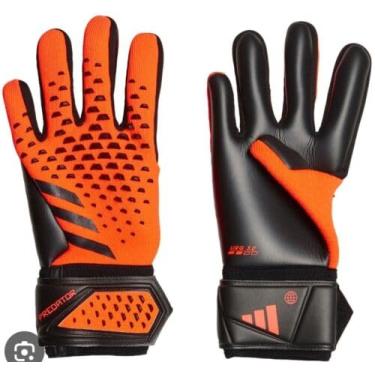 Imagem de adidas Luvas de goleiro unissex da liga solar laranja/preto/preto 12