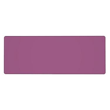 Imagem de Teclado de borracha extra grande vermelho uva de cor sólida, 30 x 80 cm, teclado multifuncional superespesso para proporcionar uma sensação confortável