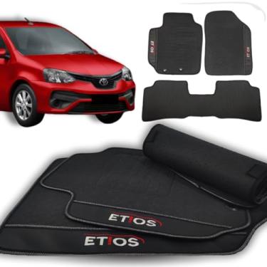 Imagem de Jogo de Tapetes Automotivos Emborrachados para Etios Hatch 2010-2011 - 2012-2013 - 2014-2015 - 2016-2017 - 2018-2019 - 2020-2021 - 2022-2023 - 03 peças