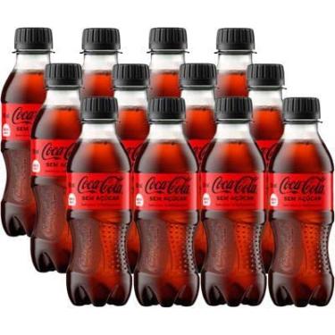 Imagem de Pack de Coca-Cola Sem Açúcar Pet 200ml 12 unidades