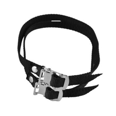 Imagem de Generic 1 par de tiras de clipe de dedo do pé da bicicleta, acessórios correias de engrenagem fixa, cinto de pedal de bicicleta para equitação ciclismo