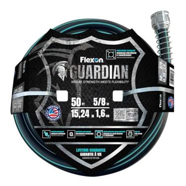 Imagem de Flexon Mangueira de jardim Guardian resistente a torções resistente a torções de 5/20.3 cm x 15.2 m com tecnologia TangleGuard – Durável, flexível, rega sem emaranhados, ideal para gramado, jardim e