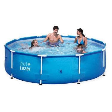 Imagem de Piscina De Armação Com Kit Reparo 5000L Bel Lazer - Bellazer