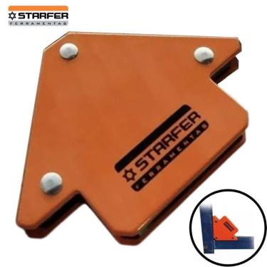 Imagem de Esquadro Magnético Para Solda Robusto Profissional Com Imã