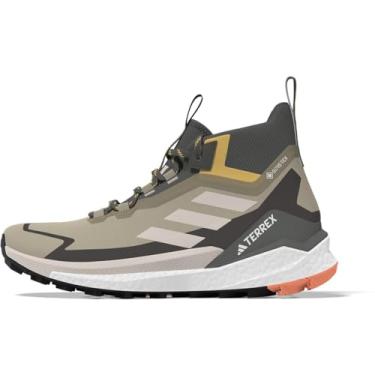 Imagem de adidas Tênis de caminhada feminino Terrex Free Hiker 2 Gore-Tex, Wonder Beige-putty Mauve-Amber Tint, 40