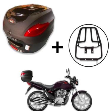 Imagem de Baú 41 litros Awa Proos com Bagageiro para CG 125 e 150 FAN E TITAN 20