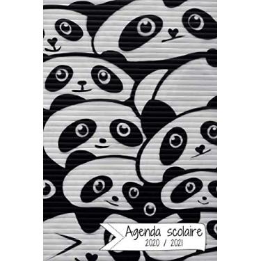 Imagem de AGENDA SCOLAIRE 2020-2021: Agenda semainier (Septembre 2020/Septembre 2021) | Agenda Ado Garçon Fille | Collège, lycée, étudiant | Panda | 140 pages d'organisations