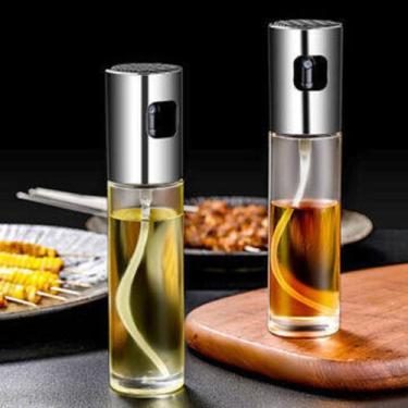 Imagem de Galheteiro Spray de Vidro Porta Azeite Vinagre 100ml Cozinha - QG DOS 