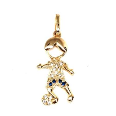 Imagem de Pingente de ouro 18k Filho com Pedras - Elegancy Joias