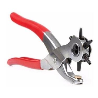 Imagem de Alicate Vazador 9 Furador Couro Eva Cinto Chinelo 6 Furos - Eda