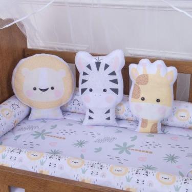 Imagem de Trio de Almofadas Decorativa Specialle Menina para Bebe - Zan Baby, Sa