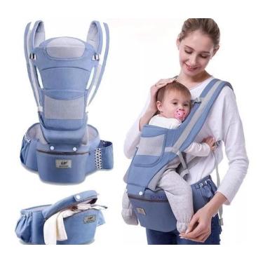 Imagem de Bolsa Canguru Ergonômico Mamãe 12 Posições 3 Em 1 Varias Cores - PRO B