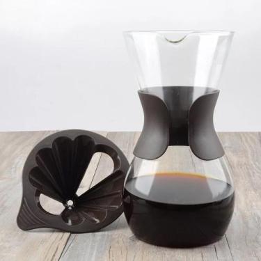 Imagem de Passador De Café Vidro Tipo Brewista Gola Sílica 800ml Papel - RALEO