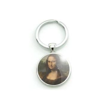 Imagem de Chaveiro Monalisa de Leonardo Da Vinci Obra de Arte Famosa - RECANTOAS