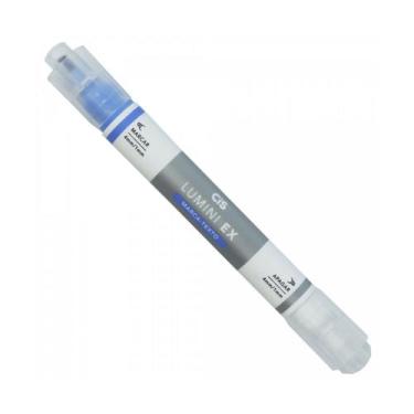 Imagem de Marca Texto Cis Lumini Ex Cores Pastel Apagável Duas Pontas, Azul