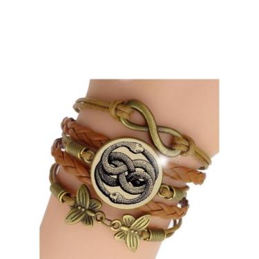 Imagem de Pulseira Feminina Símbolo Auryn A história sem fim Ajustável - RECANTO