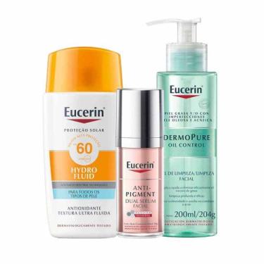 Imagem de Eucerin Kit - Gel de Limpeza + Sérum Facial + Protetor Solar para Roti