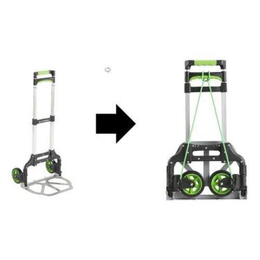 Imagem de Carrinho De Plataforma Dobrável 70 Kg Standers - Alumínio, Verde-escur